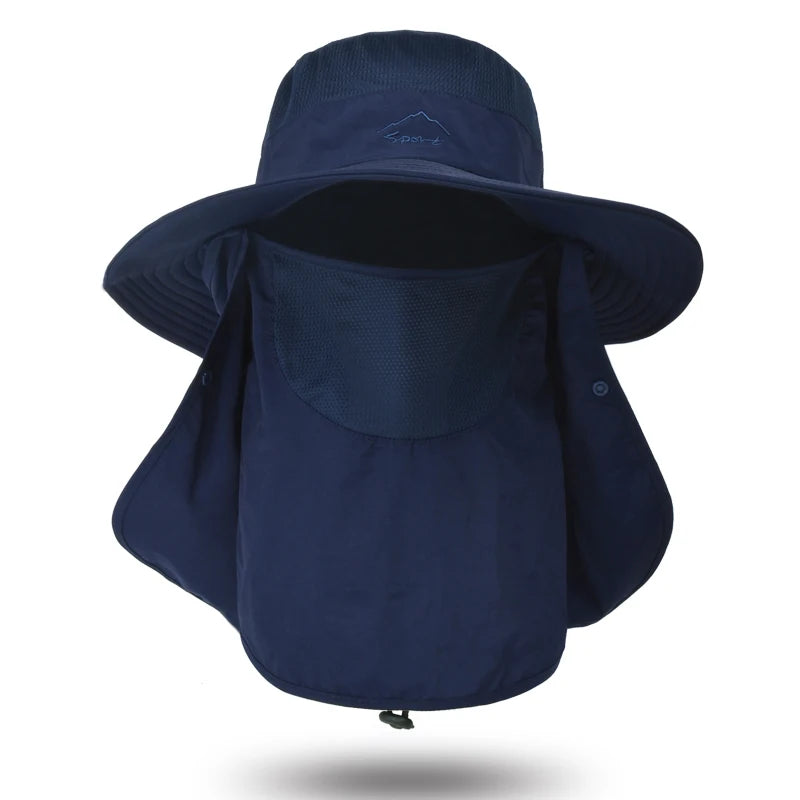 Chapeau de Pêcheur Anti-UV — Protection Cou & Visage Outdoor