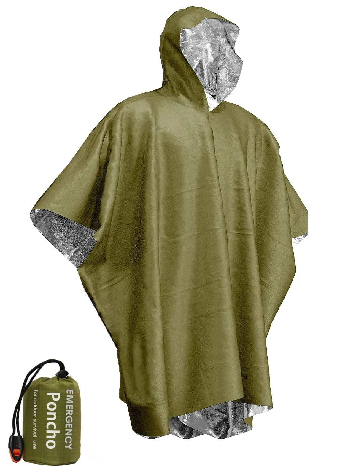 Poncho de Survie Imperméable — Urgence & Camping