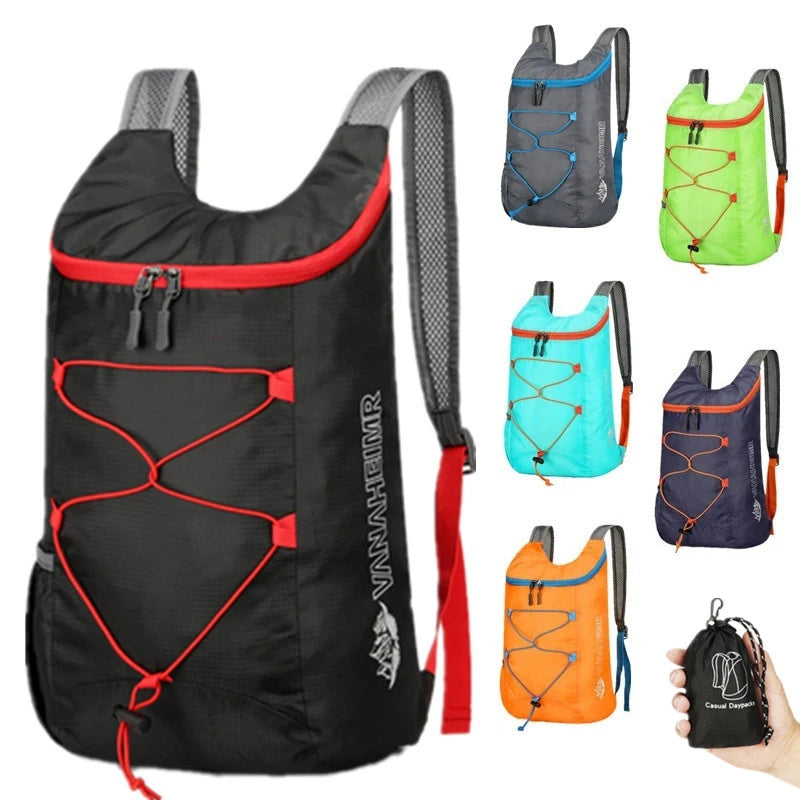 Sac à Dos Pliable Ultraléger — Nylon Imperméable 20L