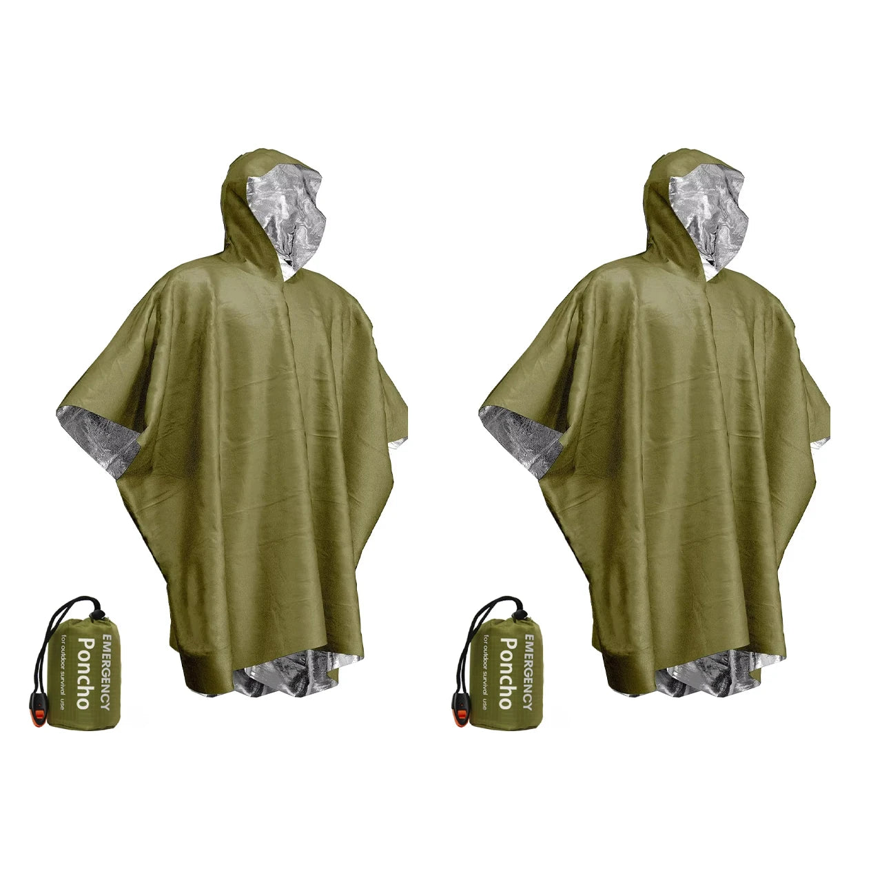 Poncho de Survie Imperméable — Urgence & Camping