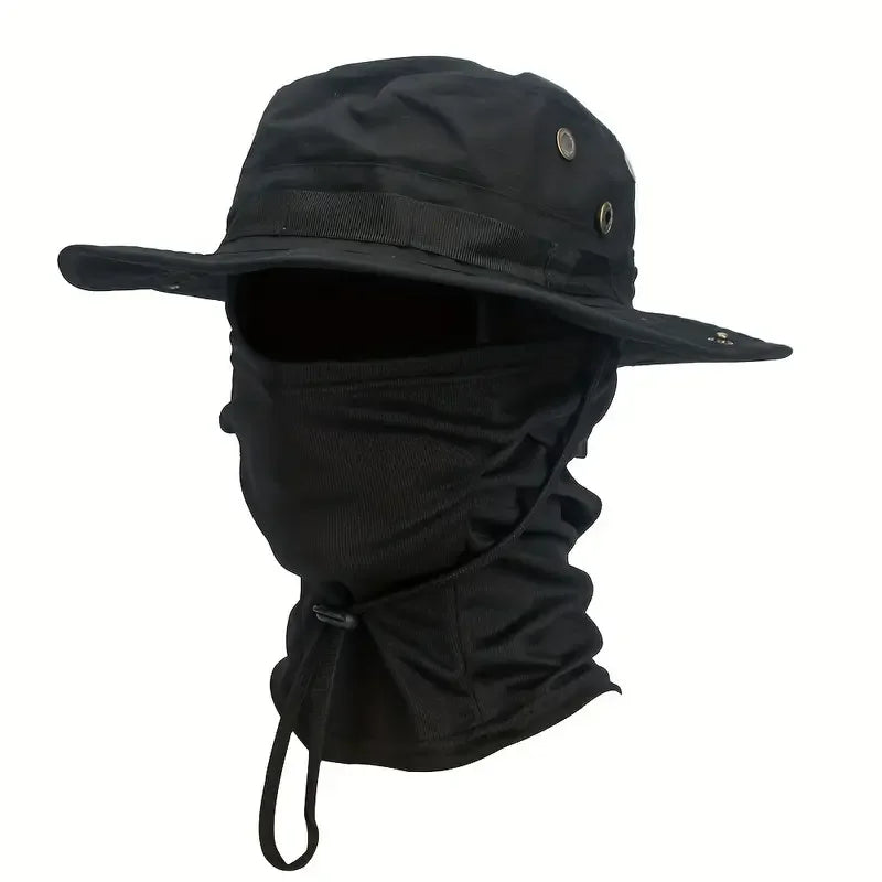 Casquette Boonie Tactique — Chapeau Camouflage avec Cagoule Outdoor