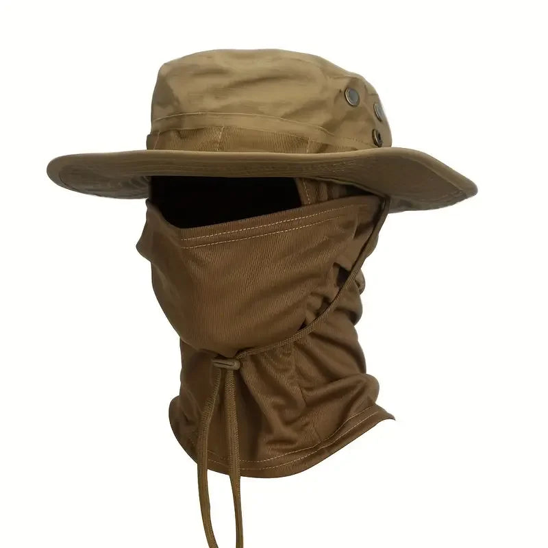 Casquette Boonie Tactique — Chapeau Camouflage avec Cagoule Outdoor