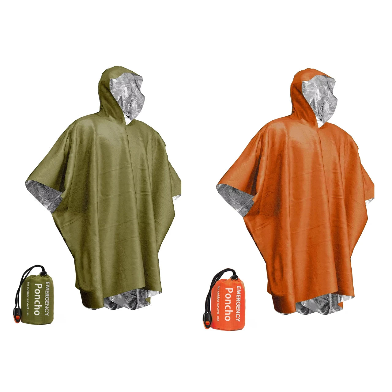 Poncho de Survie Imperméable — Urgence & Camping