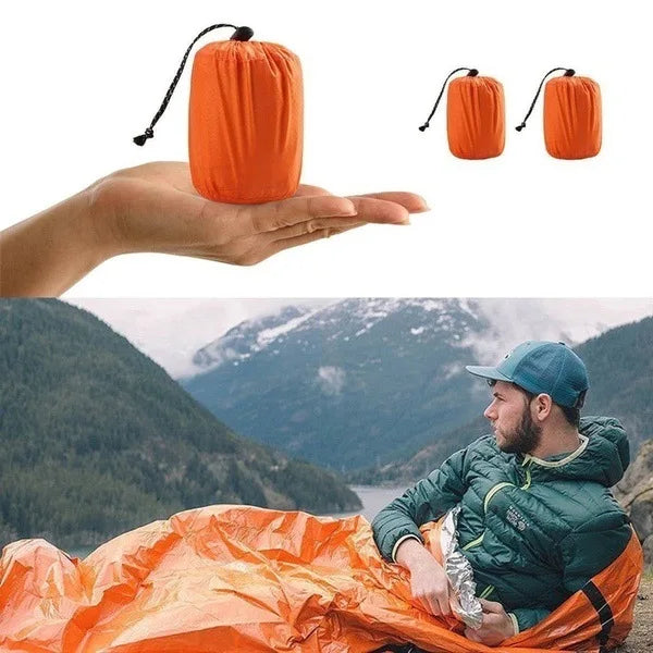 Kit de Survie Thermique — Sac de Couchage d'Urgence