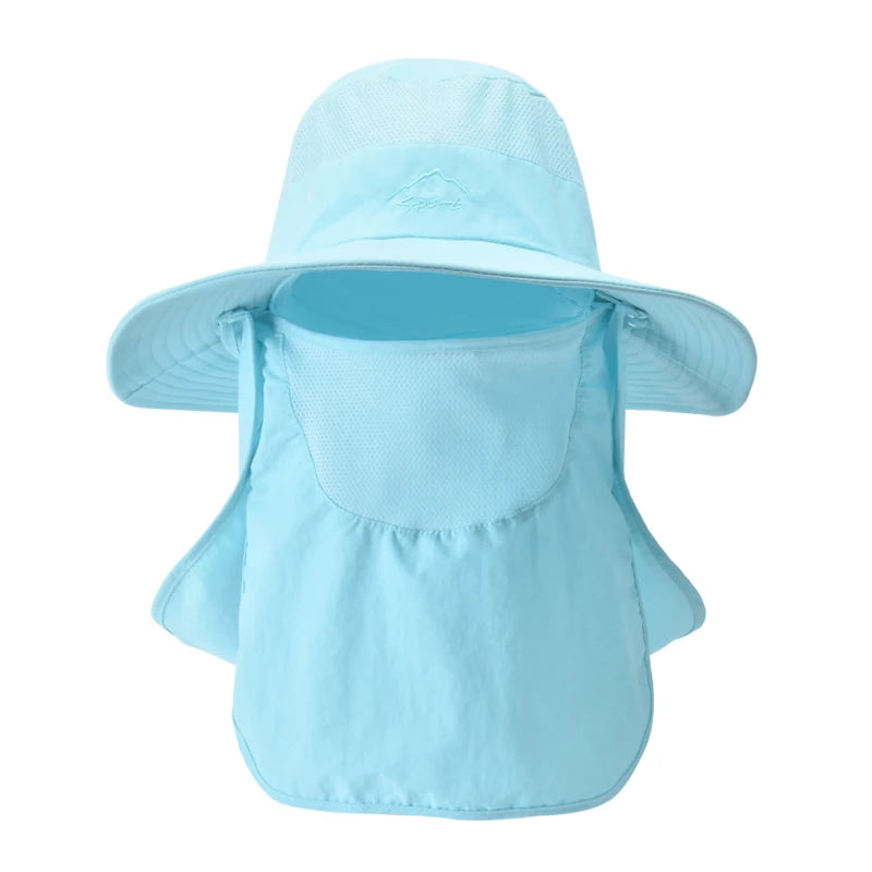 Chapeau de Pêcheur Anti-UV — Protection Cou & Visage Outdoor